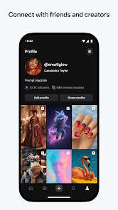 Vibes profile and community screenshot